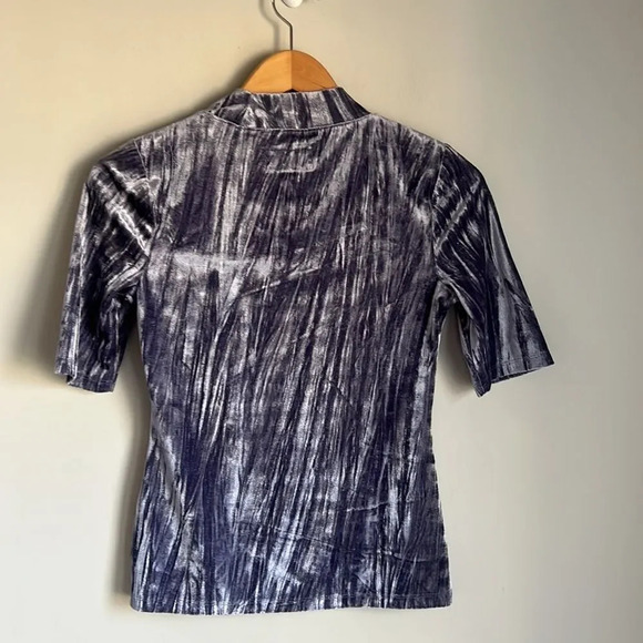 Anthropologie Pilcro Velveteen Mock Neck Top - Picture 3 of 10